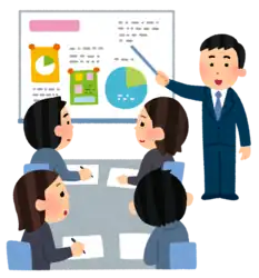 会議でプレゼン