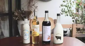 日本抹茶酒、牛奶酒和蜂蜜酒