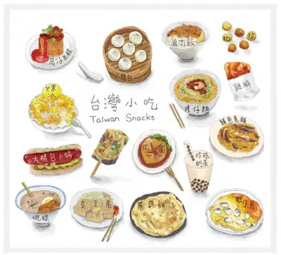 各種台灣美食的日文？