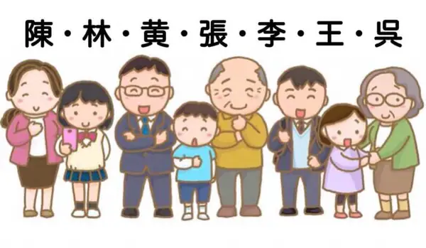 台灣常見姓氏(台湾の苗字)的日文〜 Japanese Vocabulary related to Common Surnames in Taiwan