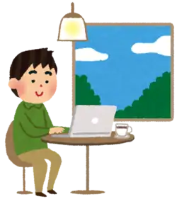 カフェで仕事・フリーランサー