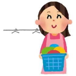 ❹ 收衣服的日文