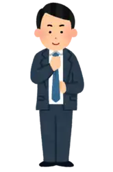 ネクタイをする