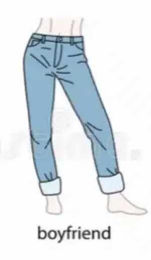 牛仔褲的日文 ❺ 男友褲