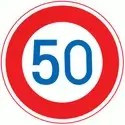 日本交通標誌:最高速限
