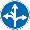 日本交通標誌:僅限指定方向行駛