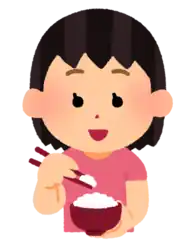 食事 ご飯を食べる