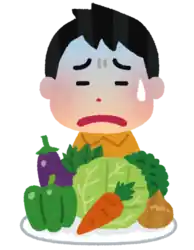 野菜が大嫌い