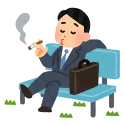 仕事をサボる会社員