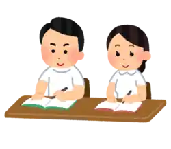 友達と一緒に勉強する