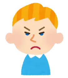 怒る 金髪の男性 ブロンド 外国人