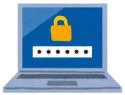 パスワード パソコンの画面