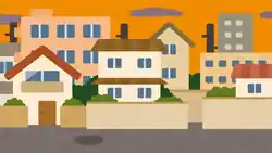 アパート、マンション、一戸建て 街