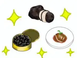 料理 キャビアとトリュフとフォアグラ