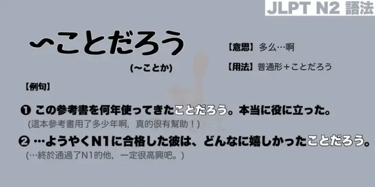 【N2 文法】〜ことだろう / 〜ことか（意思・用法・例句）